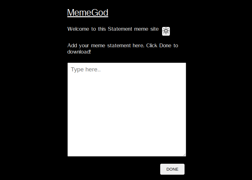 MemeGod Creator